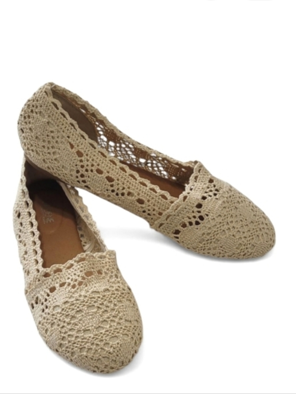 😍3/$25 Crochet Flats